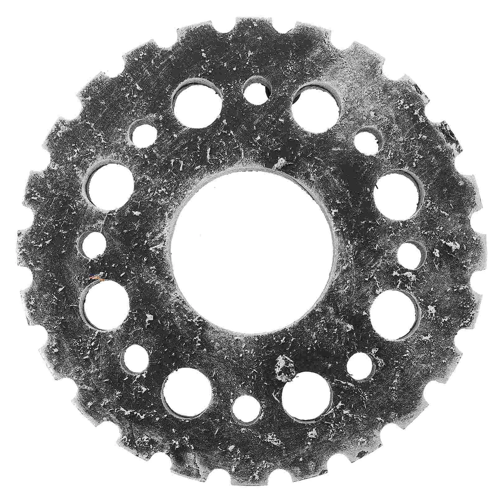 

Gear Wall Decor Hanging Wooden Ornament Sculpture Retro Garden Fence Industrial Factory Steampunk Figurine Vintage Wheels Model