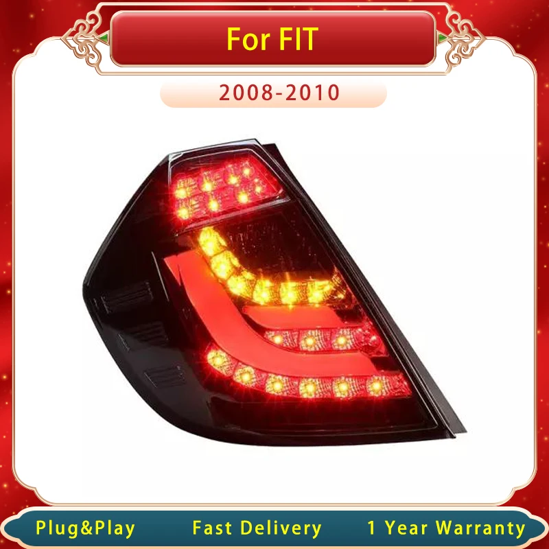

Car Tail Lamp For Honda FIT 2008-2010 Brake Light Upgrade New Design LED Tail Light Assembly