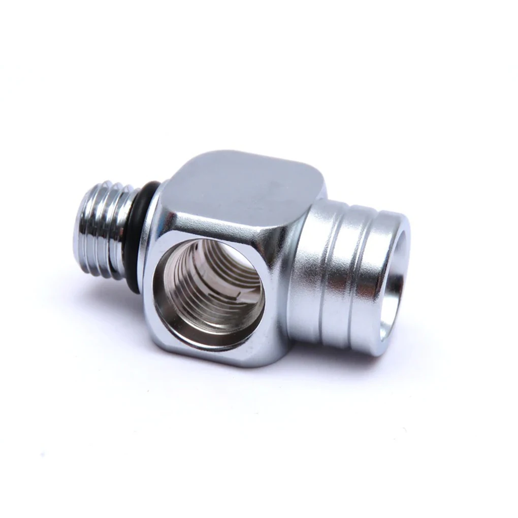 

High Pressure Diving Hose Adapter Outdoor Dive Gear Plated Brass Regulator Pipe Splitter Male to Female Connector Accessory