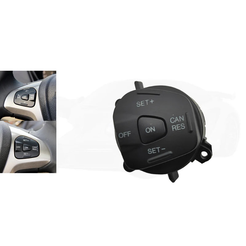 

For Ford Fiesta Ecosport Escort Car Cruise Control Switch Steering Wheel Switch Multi-function Volume Switch Button