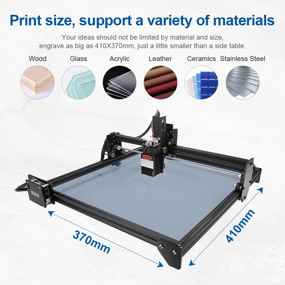 WAINLUX Laser Engraver 40W 30W 20W 7W Wood Cutter Master Laser Engraving and Cutting Machine LOGO Mark Printer Wood CNC Router enlarge
