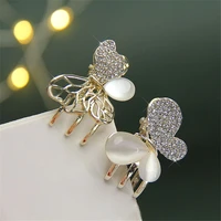 fashion hair accessories ponytail hairgrips butterfly hair clips butterfly hair claw clips barrettes metal jaw clips