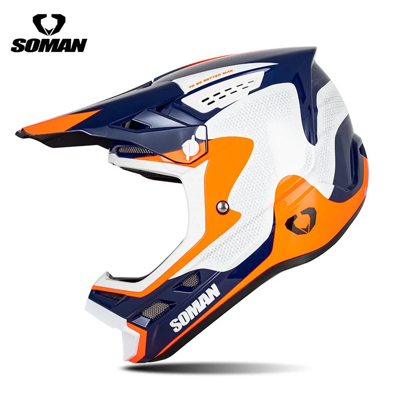 

Новинка 2024 года, мотоциклетный шлем SOMAN, внедорожный шлем для взрослых, персонализированный шлем для мотокросса, Casco, мотоцикл Capacete, одобренный CE