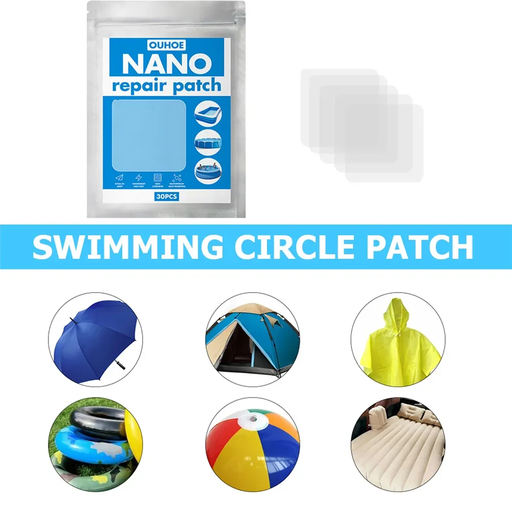 

Swimming Float Repair Patch Pool Inflatable Toy Adhesive Repair Tape Stickers for Swimming Ring Air Bed
