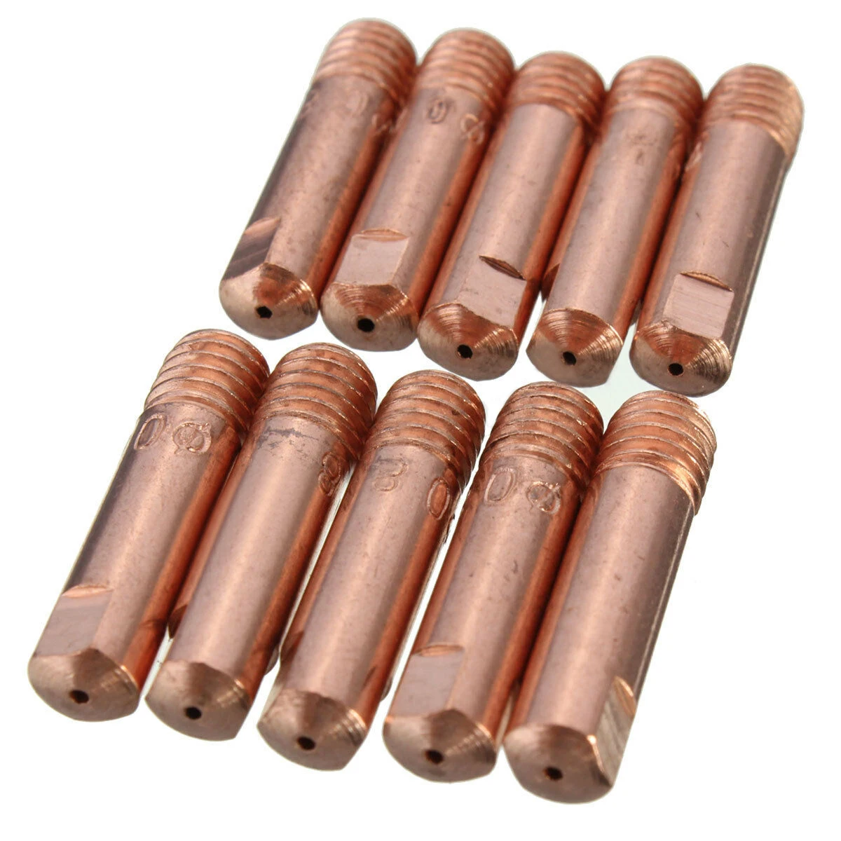 

Tips Nozzles Holder Set Copper 25*6mm MB-15AK MIG/MAG M6 Welding Torch 10Pcs 10x 0.8/1.0/1.2mm Useful Practical