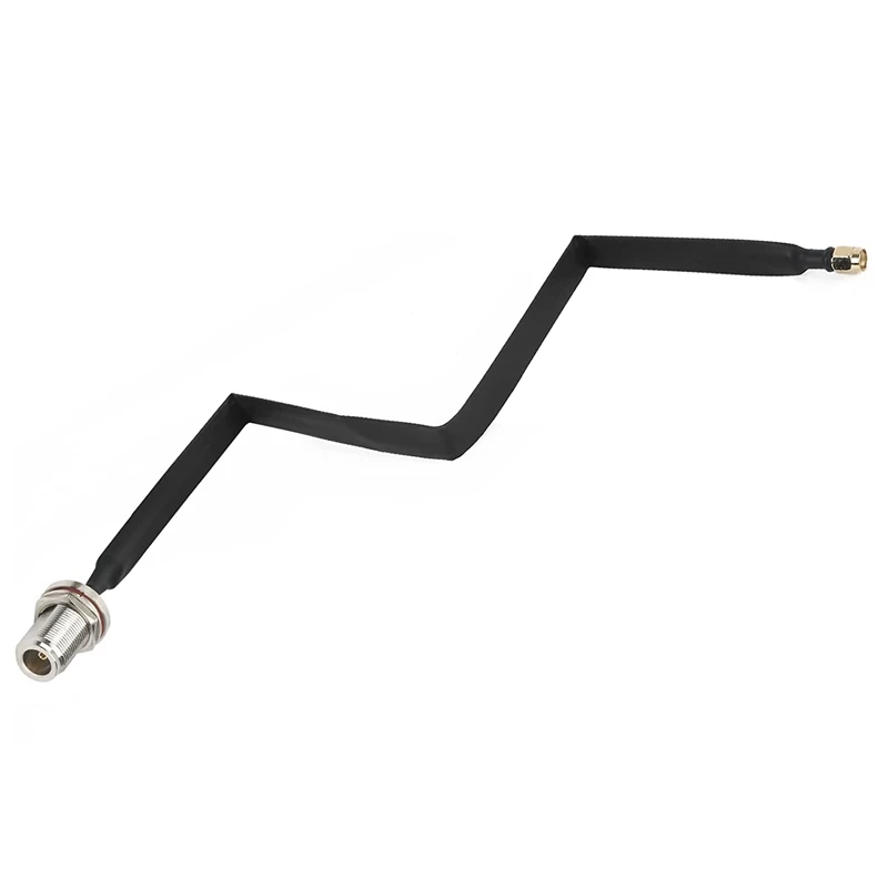 

Flat Cable N Female to RP-SMA Male Window and Door Feedthrough Extension Coaxial Adapter Cable for LoRa WiFi LoRaWan