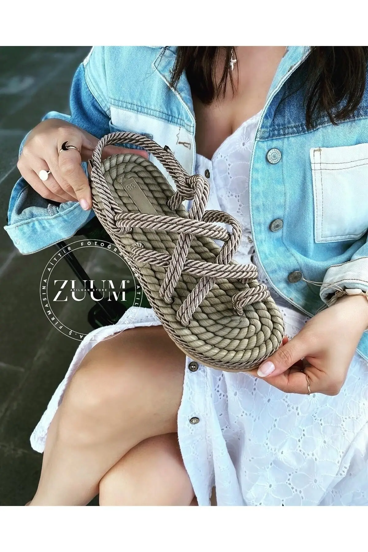 

Women's Braided Rope Sandals Straw Knitting Traditional Handmade Casual Style Fashion Non-Slip Beach Summer Slippers Sandals