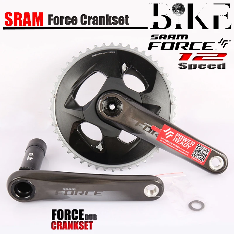 

SRAM FC FORCE D1 DUB GLS AXS 24 2X12 Speed FC Road Bike Bicycle Crankset 48 35T 170mm 172.5mm Chain Wheel Bicycle accessories