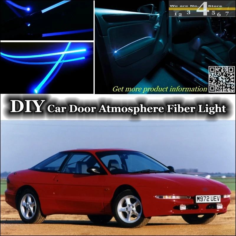 

interior Ambient Light Tuning Atmosphere Fiber Optic Band Lights For Ford Probe MK2 Inside Door Panel illumination Not EL light
