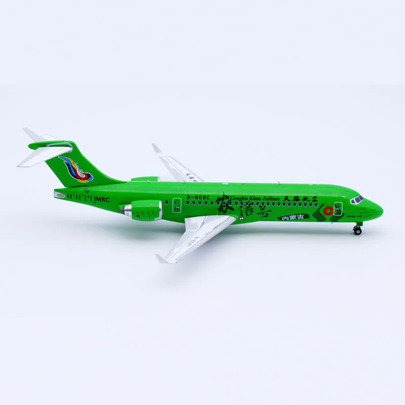 Коллекционный самолет из сплава 20119 подарочная модель NG 1:200 Genghis Khan Airlines ARJ21-700