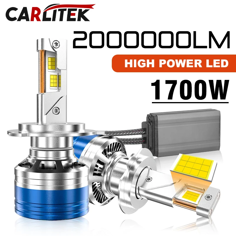 1700 Вт 2000000 LM H7 H4 H11 Светодиодная фара высокой мощности 9084 CSP Canbus H1 H8 9005 HB3 9006 HB4 9012 HIR2