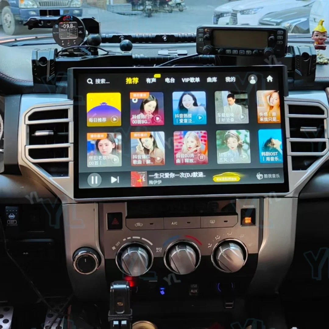 Фото Android 13 для Toyota Tundra 2014-2019 Sequoia Carplay Мультимедийный плеер Навигационное видео Автомобильное радио GPS Стерео Авто Радиоприемник №4