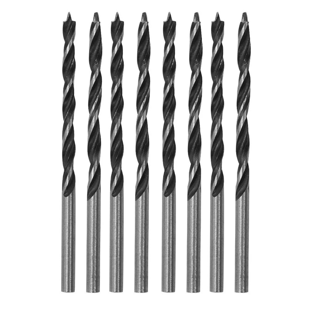 

Tool Wood Drill Bits For Woodworking High Carbon Steel Spiral Wood 3MM 3mmx 58mm 8Pcs/set Accessories Drill Bit