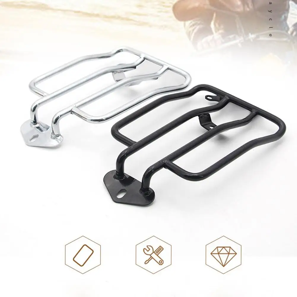 

Багажная стойка для мотоцикла, ретро-полка из нержавеющей стали для короткой задней части багажника, модифицированные аксессуары