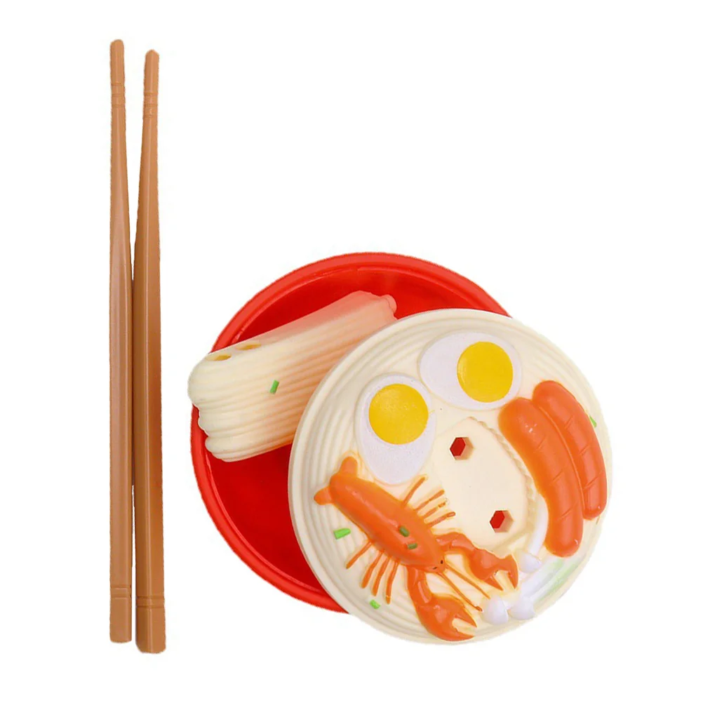 

1 set of Longevity Noodles Adornment Festival Cake Decors Children Playthings