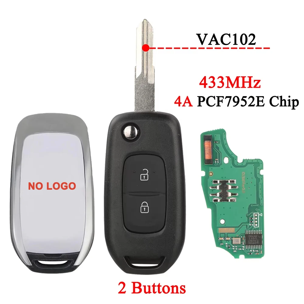 

Пульт дистанционного управления CWTWB1G767 433 МГц 4A PCF7961M для Renault Key Dacia Logan Kadjar Captur Megane 3
