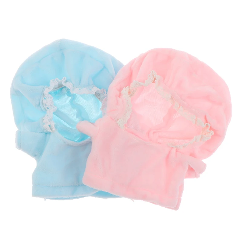 

Милая Одежда для кукол 20 см, аксессуары, однотонная плюшевая толстовка с кружевом для куклы 20 см Idol Kpop, хлопковые игрушечные аксессуары для к...