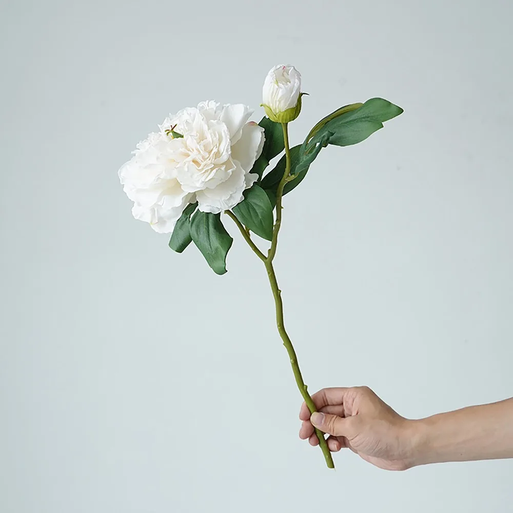 

Искусственные цветы пионы 49 см 2 штуки