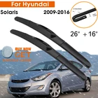 Автомобильный стеклоочиститель для Hyundai Solaris 2009-2016 лобовое стекло резиновый силиконовый запасной передний стеклоочиститель 26 
