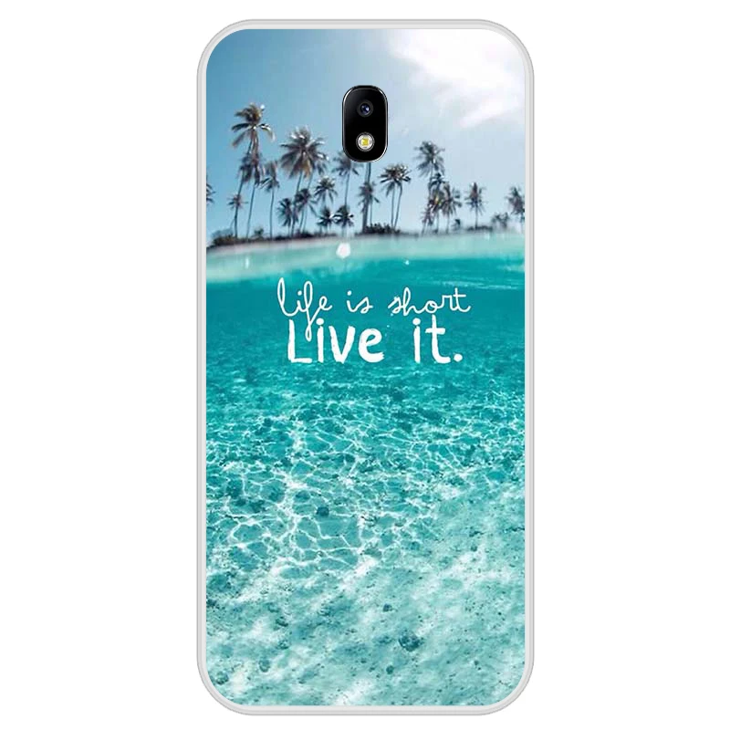 Задняя крышка для Samsung Galaxy J7 2017 J730FM Мягкий Силиконовый ТПУ чехол телефона Pro J 7