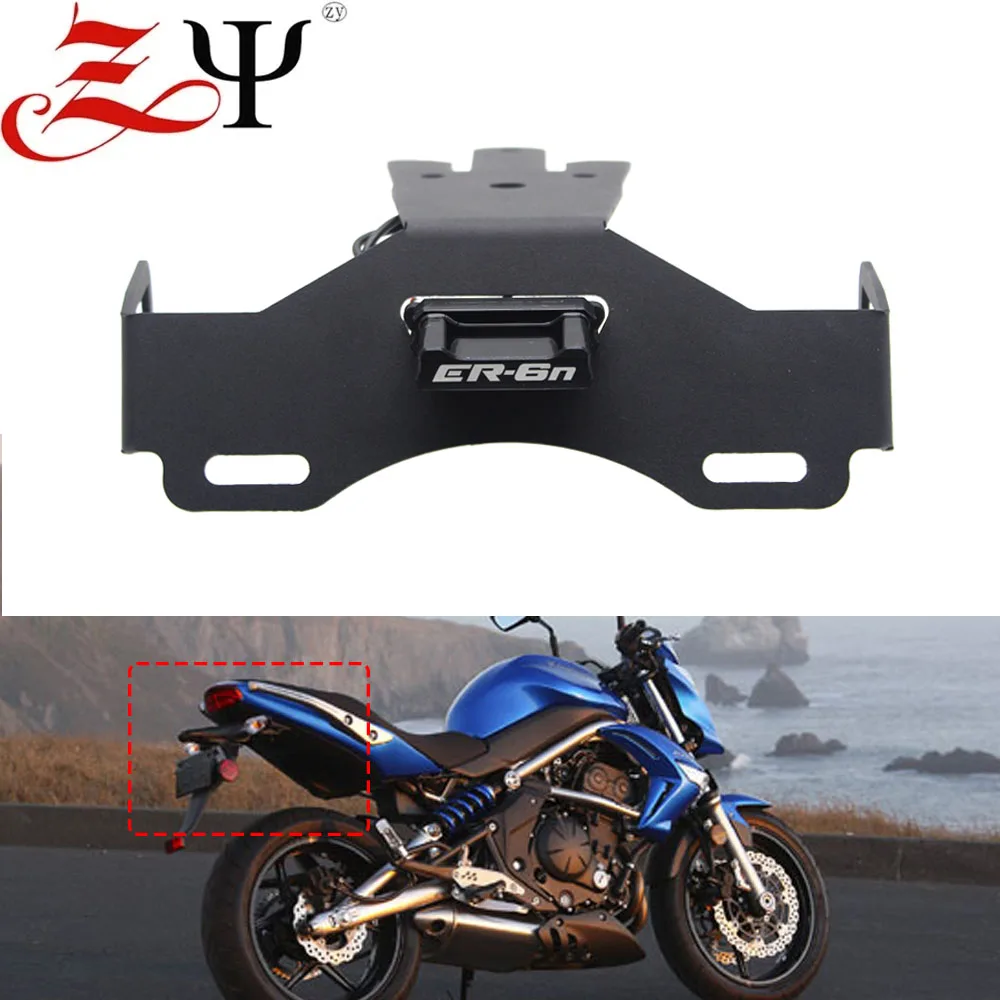 

Мотоциклетный хвост, аккуратный держатель номерного знака, фиксатор крыльев для Kawasaki ER6-N ER6-F Ninja 650 650R Faired ER-6N ER6N ER6F ER-6F