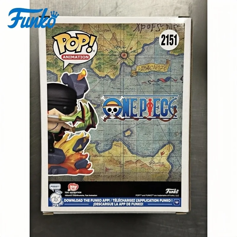 Фото Оригинальная коллекционная фигурка Funko Pop One Piece Roronoa Zoro 2151, игрушки для мальчиков и девочек, подарок, коллекционная модель, украшение №5