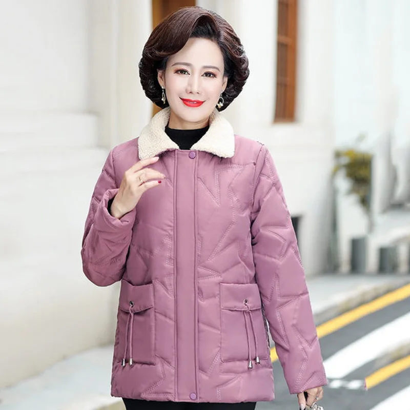 2022 новая короткая утепленная одежда с хлопковой подкладкой для женщин среднего и