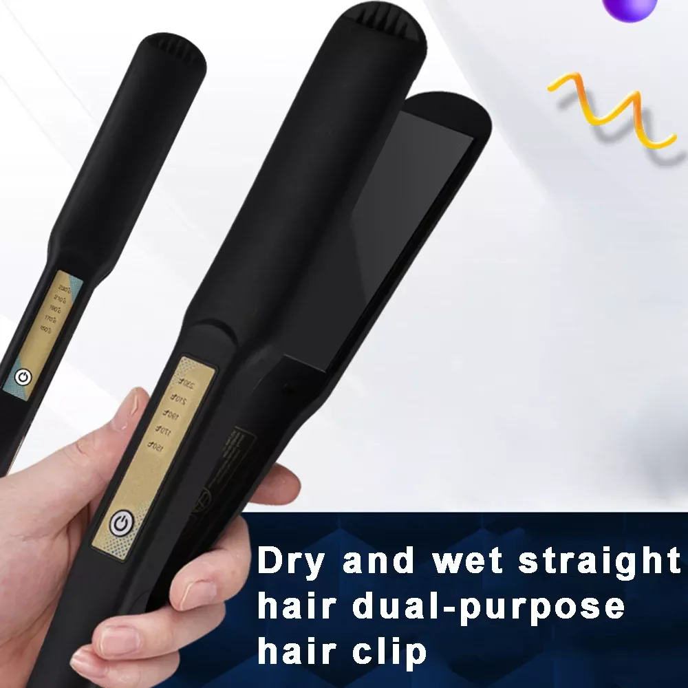 

NEW2023 Arrive Not Hurt Hair Straightener Dry and Wet Straight Hair Curler Ceramic Hair Dual-Use Straight Hair Clip Styling Tool