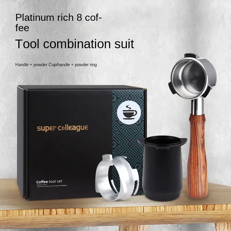 Итальянская ручка для выпечки кофе приемник порошка инструменты вращающиеся