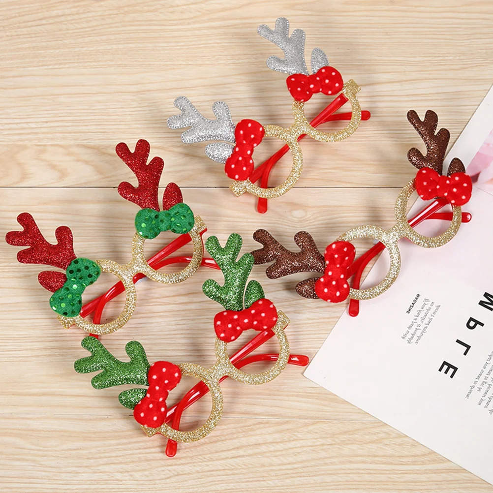

Christmas Eyeglasses Glasses Party Tree Eyewear Deer Reindeer Frame Novelty Eyeglass Cosplayprop Holiday Santa