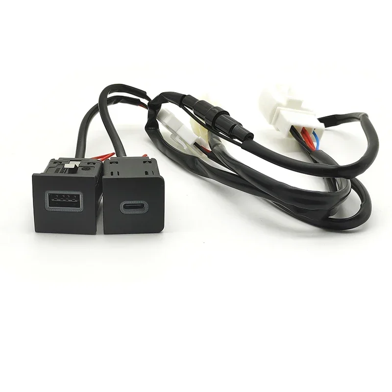 

Автомобильное быстрое зарядное устройство PD USB QC3.0, быстрое зарядное устройство для телефона VW Golf 6