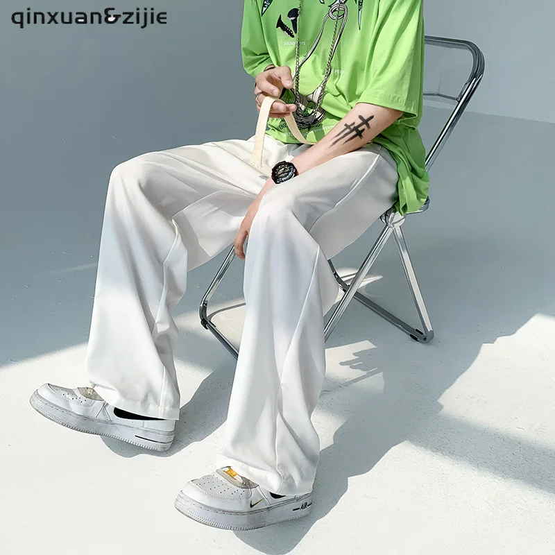 Брюки мужские с широкими штанинами повседневные светильник кие джоггеры уличная