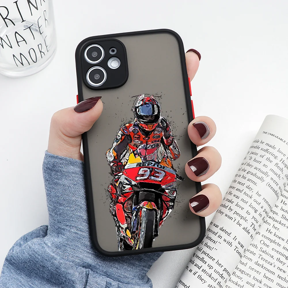 Чехол для телефона Moto Gp iphone SE 2020 6 6S 7 8 11 12 13 Mini Plus X XS XR Pro Max матовый прозрачный |