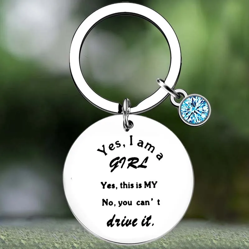 

Cute Car Girl Gift Keychain Car Lover Gift Key Chain Pendant Jewelry daughter teen girls birthday chrismas gift