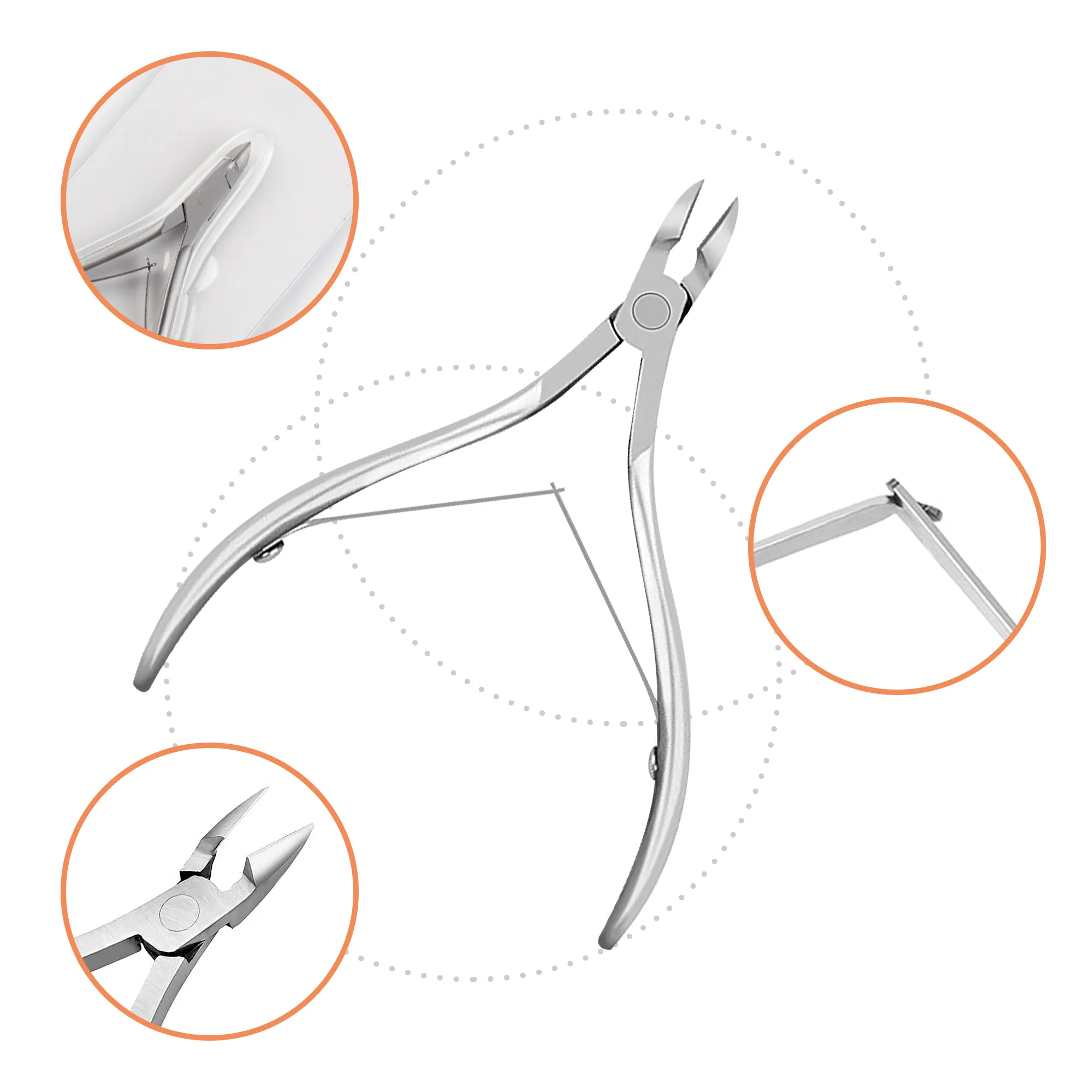 3 шт./компл. инструменты для ногтей отшелушивающая кутикула из трех частей