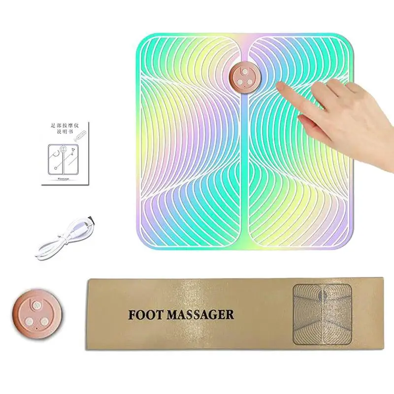 

Electric Foot Massage Mat USB Powered Foot Stimulator Massager Portable Feet Massager Relax Stiffness Muscles Relieves Feet Legs