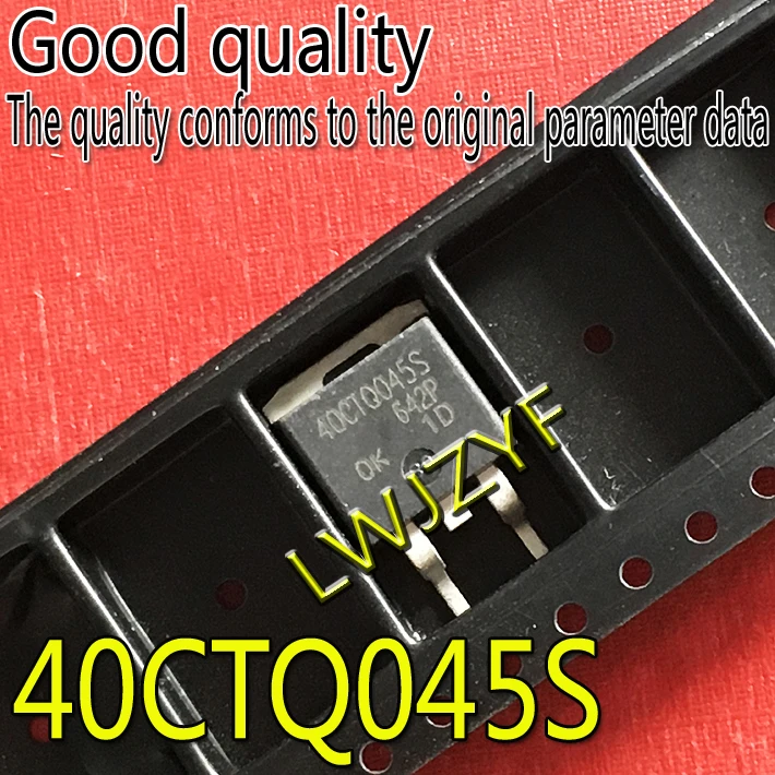 

New 40CTQ045S 40CTQ045 TO-263 40A45V MOSFET Fast shipping