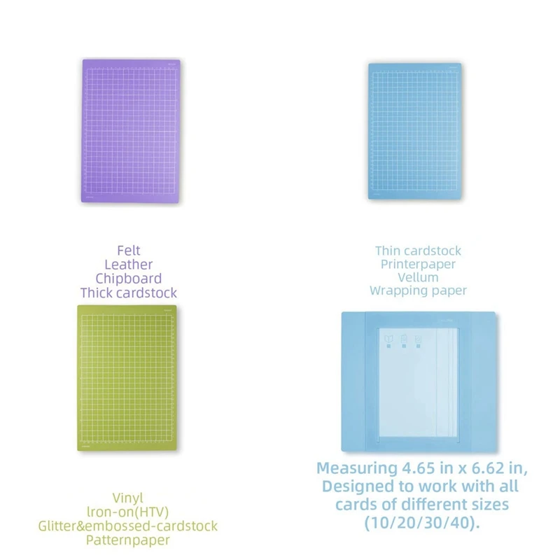 Набор 5 ковриков для резки Cricut Joy Xtra 8 5X12 дюймов (стандартная ручка прочная