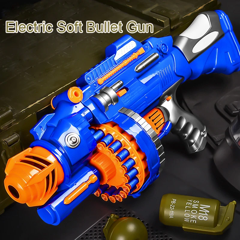 

New Arrival Electric Soft Bullet Gun Sniper Rifle Suit for Nerf Bullets Toy Gun EVA Dart Blaster Toy Rifle Gun Kids Best Gift