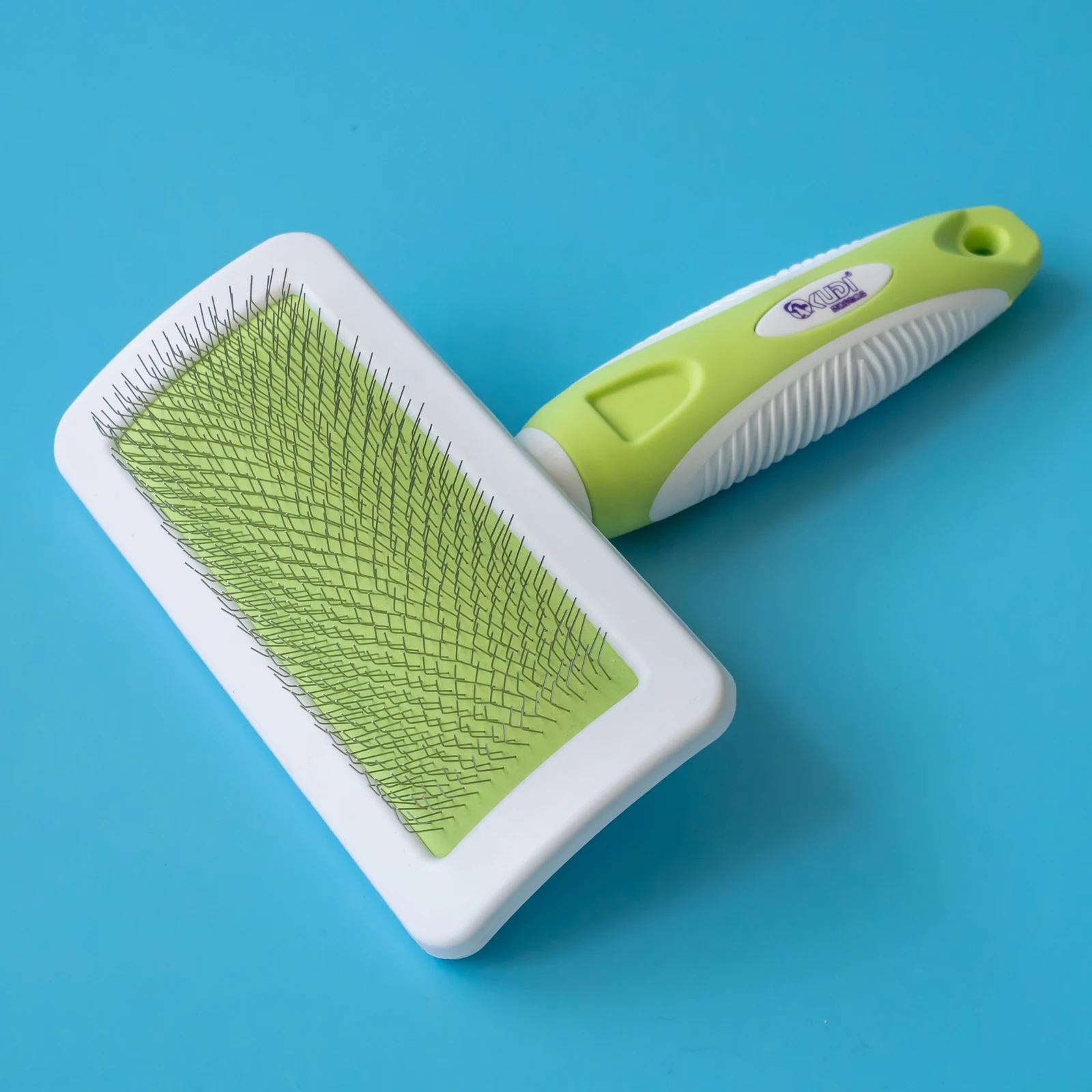 

Small Dog grooming Pet stainless steel needle comb anti slip belt protection point Cat Brush Pet Comb Hair Removes Dog Hair Comb