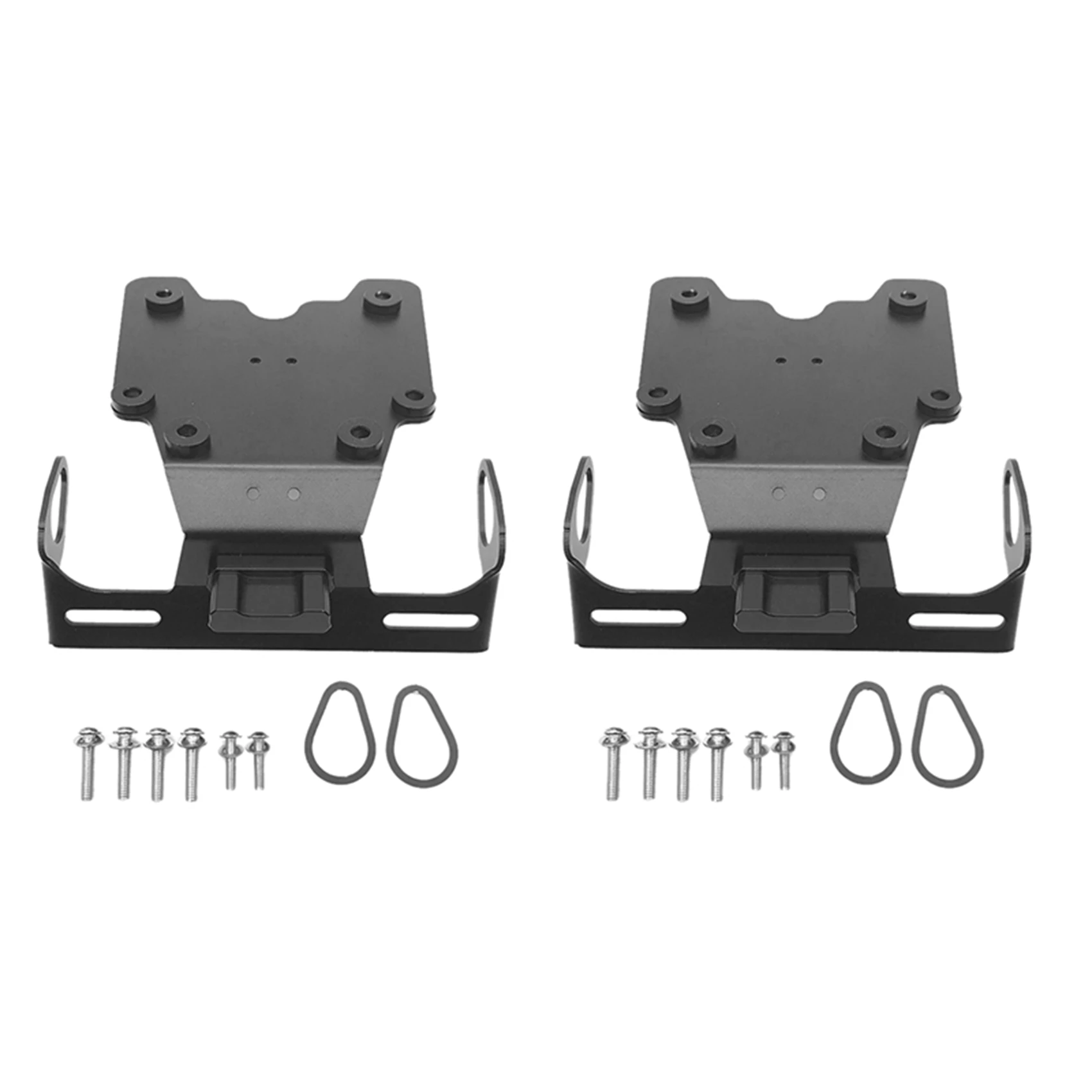 

2X Motorcycle Rear License Plate Holder Bracket With Light Tail Tidy Fender Eliminator For Yamaha Tenere 700 2019-2021
