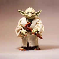 13cm star wars master yoda anime action figure pvc toys collection figures for friends gifts