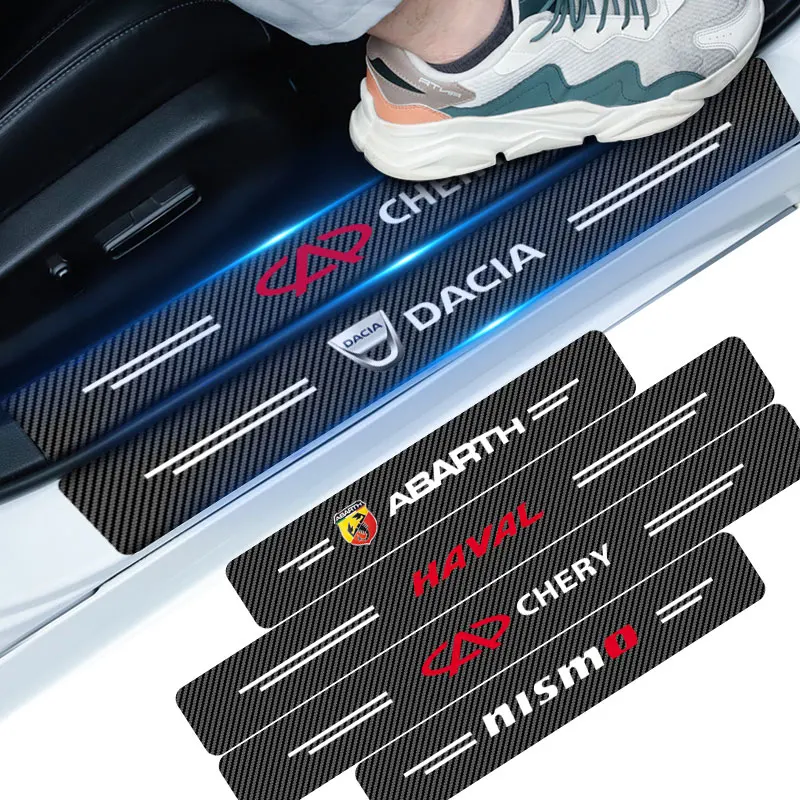 

4pcs Car Threshold Door Sill Protector Anti Scratch for Mini Cooper Countryman Clubman F54 F56 F55 F60 R60 R61 Car Accessories
