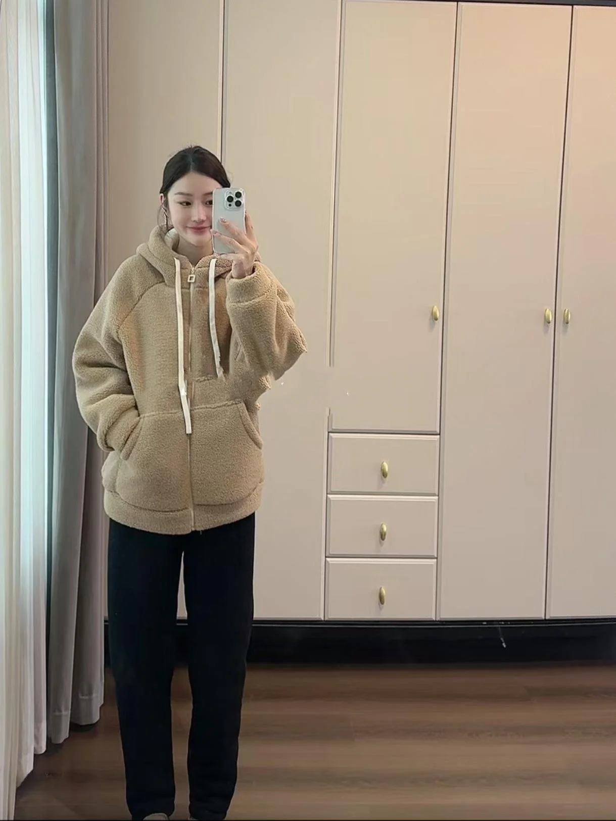 Новинка 2024 зимние дневные пижамы женские утолщенные повседневные берберские