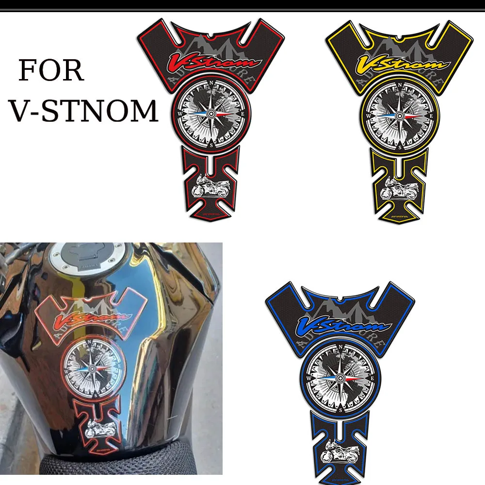 Наклейки 3D для резервуара Suzuki vстрома Φ DL 1000 650 250 1050 XT боковая подкладка