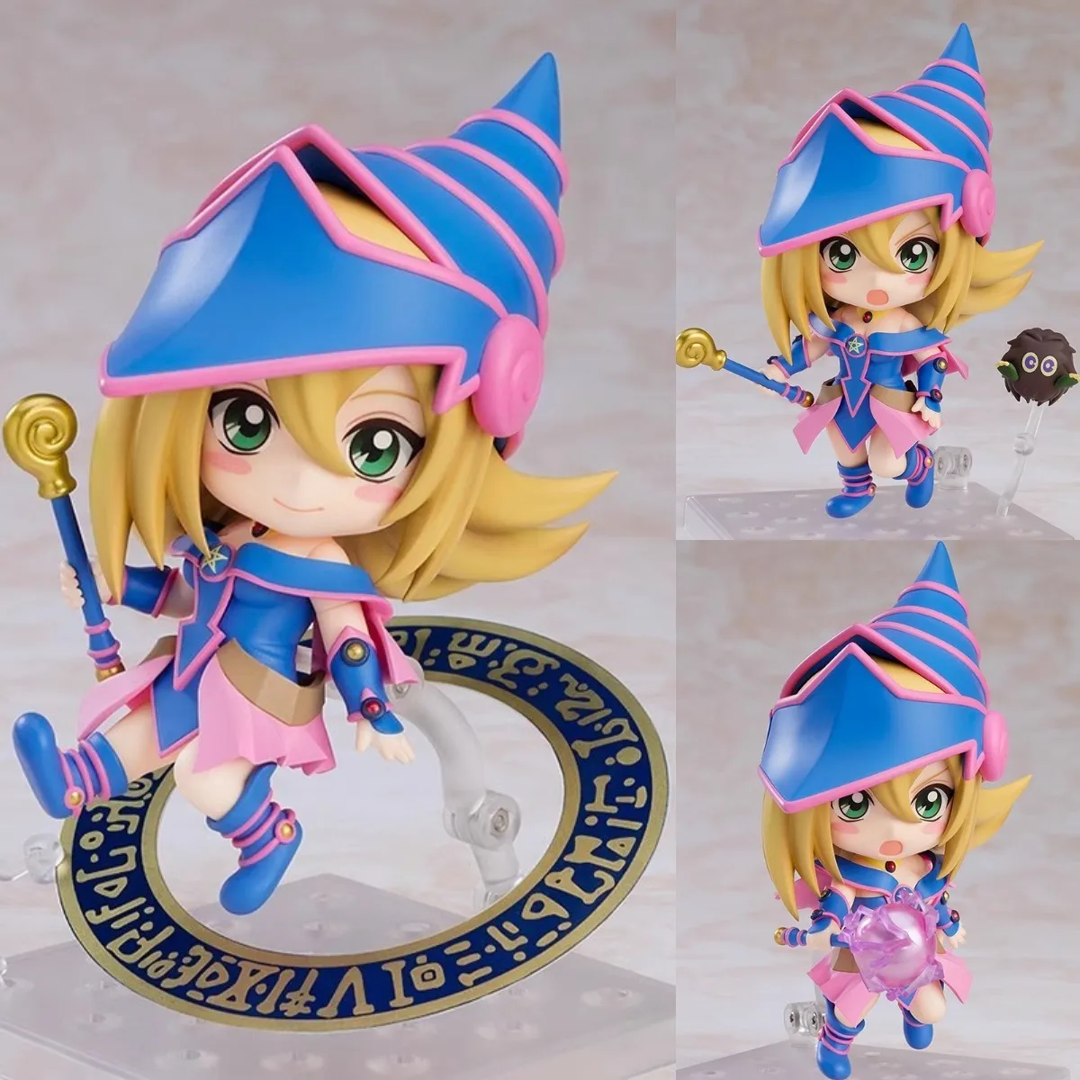 

10cm Black Magician Girl Dark BMG DMG Duel Monsters Yu Gi Oh 1596# Anime Action Figure Toys Doll Collection Christmas Gift