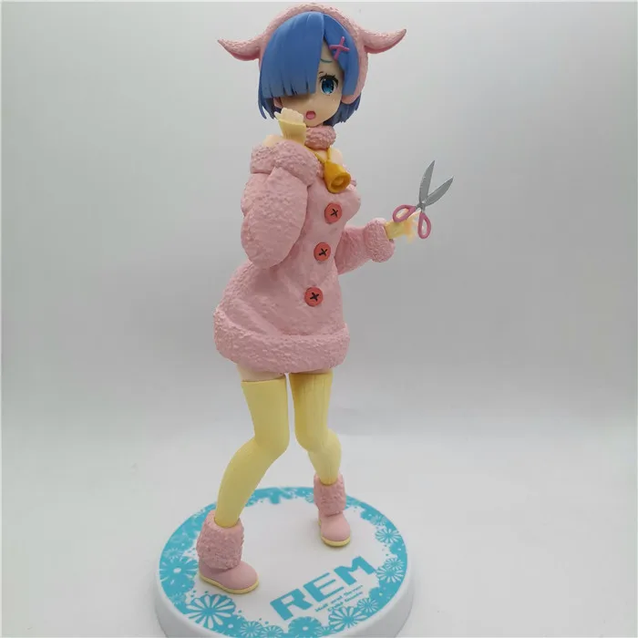 2022 Lowest promotional price Japanese original anime figure  Rem fairy tail cosplay sheep ver  action figure collectible model