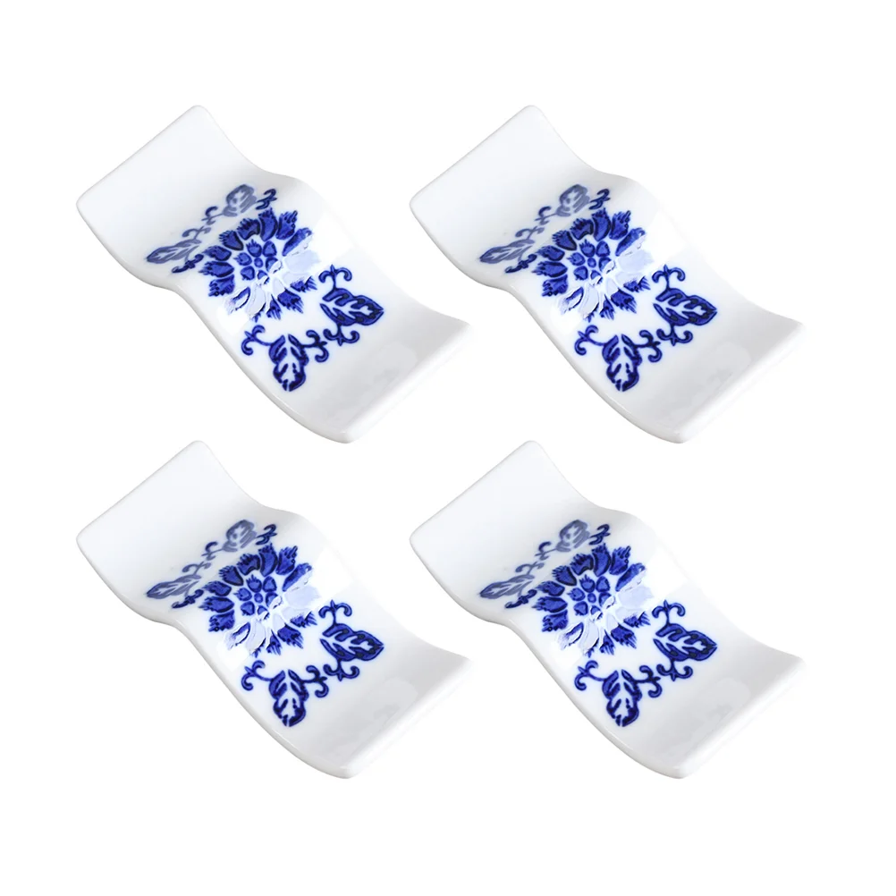 

4 Pcs Wedding Decor Lightweight Rack Chopstick Dining Table Stand Spoon Fork Holder Rest Decorate