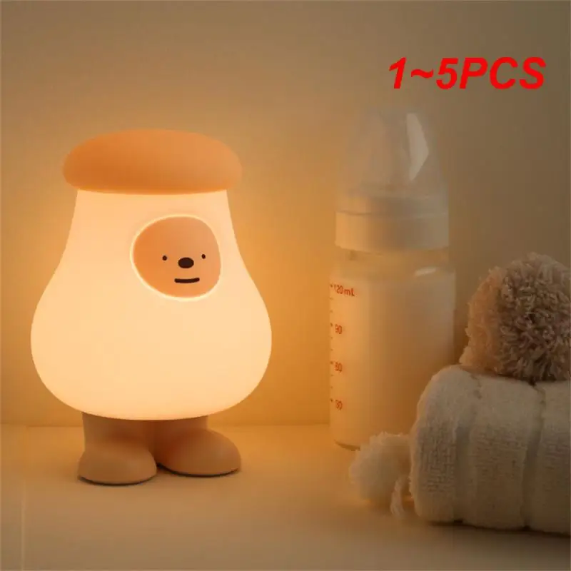 

1~5PCS Timing Light 180g Cyclic Charging Stepless Dimming Convenient Operation Delay Off Light Indoor Lighting Silicone Lamp