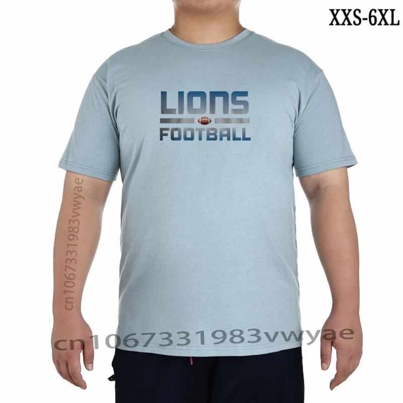 

Lions Football TShirt Detroit Sports Team 3280 XXS-6XL